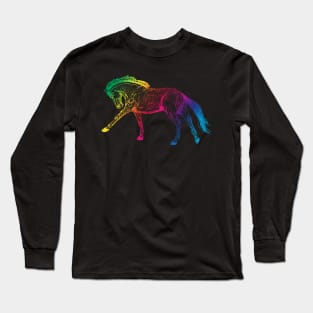 Rainbow Horse Long Sleeve T-Shirt